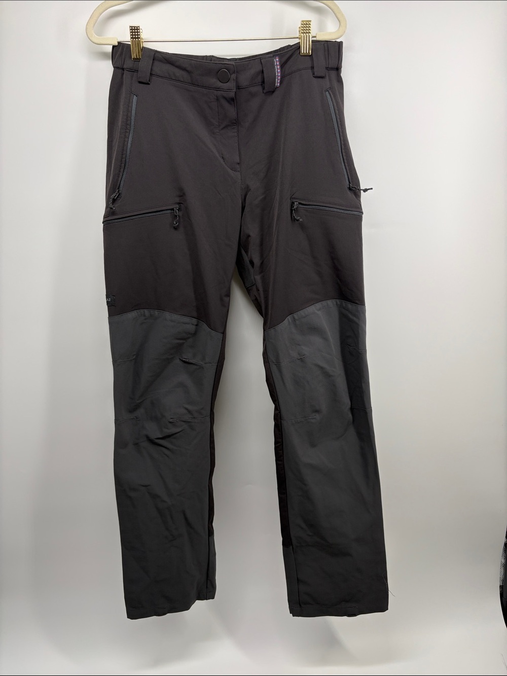 Decathalon Forclaz Outdoor Softshell Hiking Pants Best Fits 30x31 EUC Rugged
